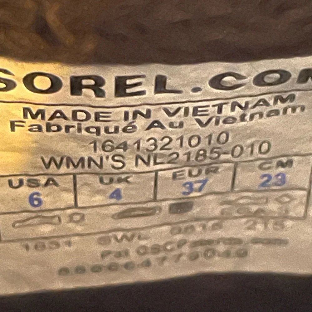 Sorel Tivoli Faux Fur Lace-Up‎ Boots Size 6